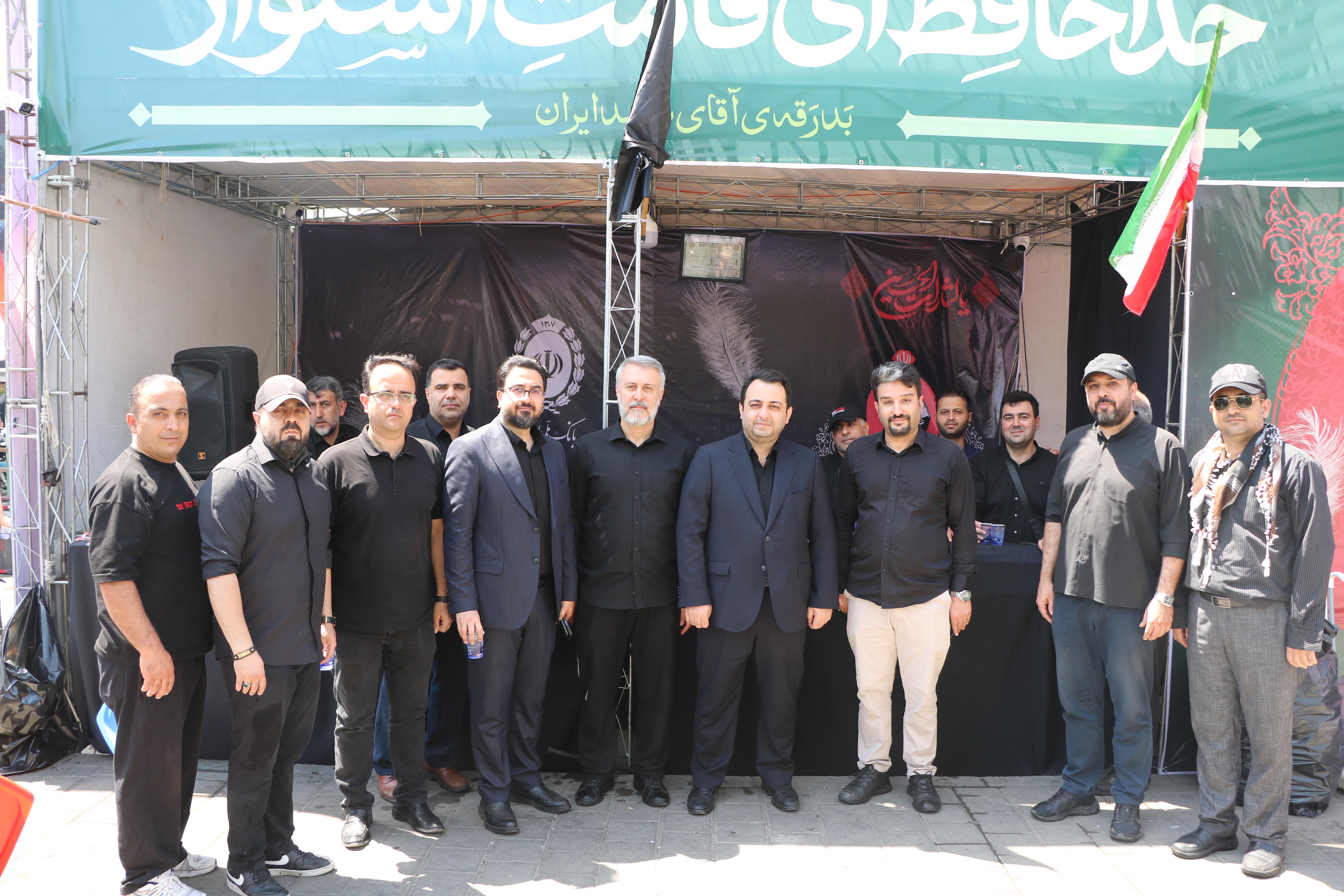 برپایی موکب شرکت ملی مسکن و صنایع ساختمانی در آیین تشییع رهب...